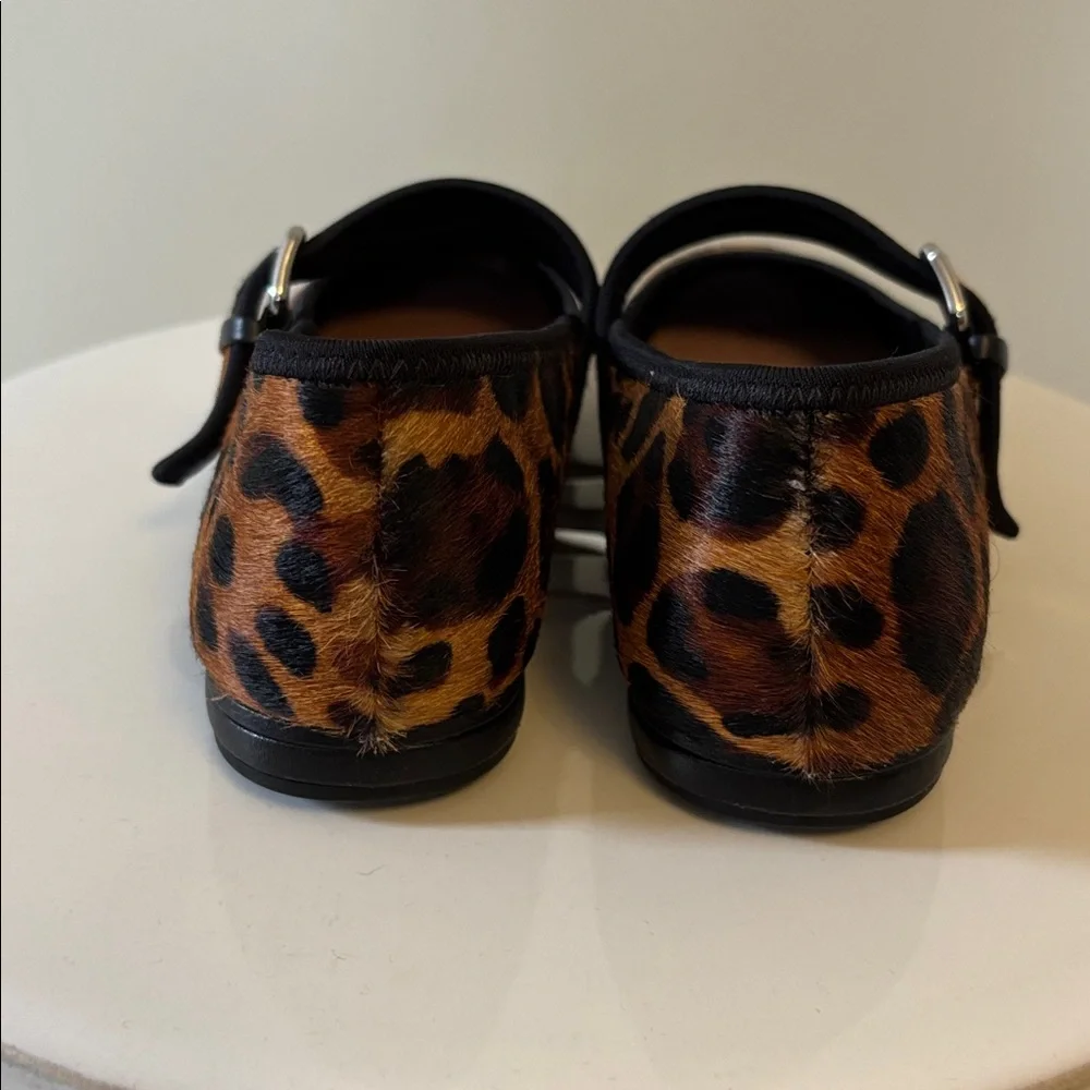 ANTHROPOLOGIE Maeve Calf Hair, Mary Jane Flats , Sz 38. - Picture 5 of 12